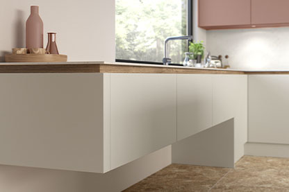 H Line Collection Handleless Kitchen Design Features