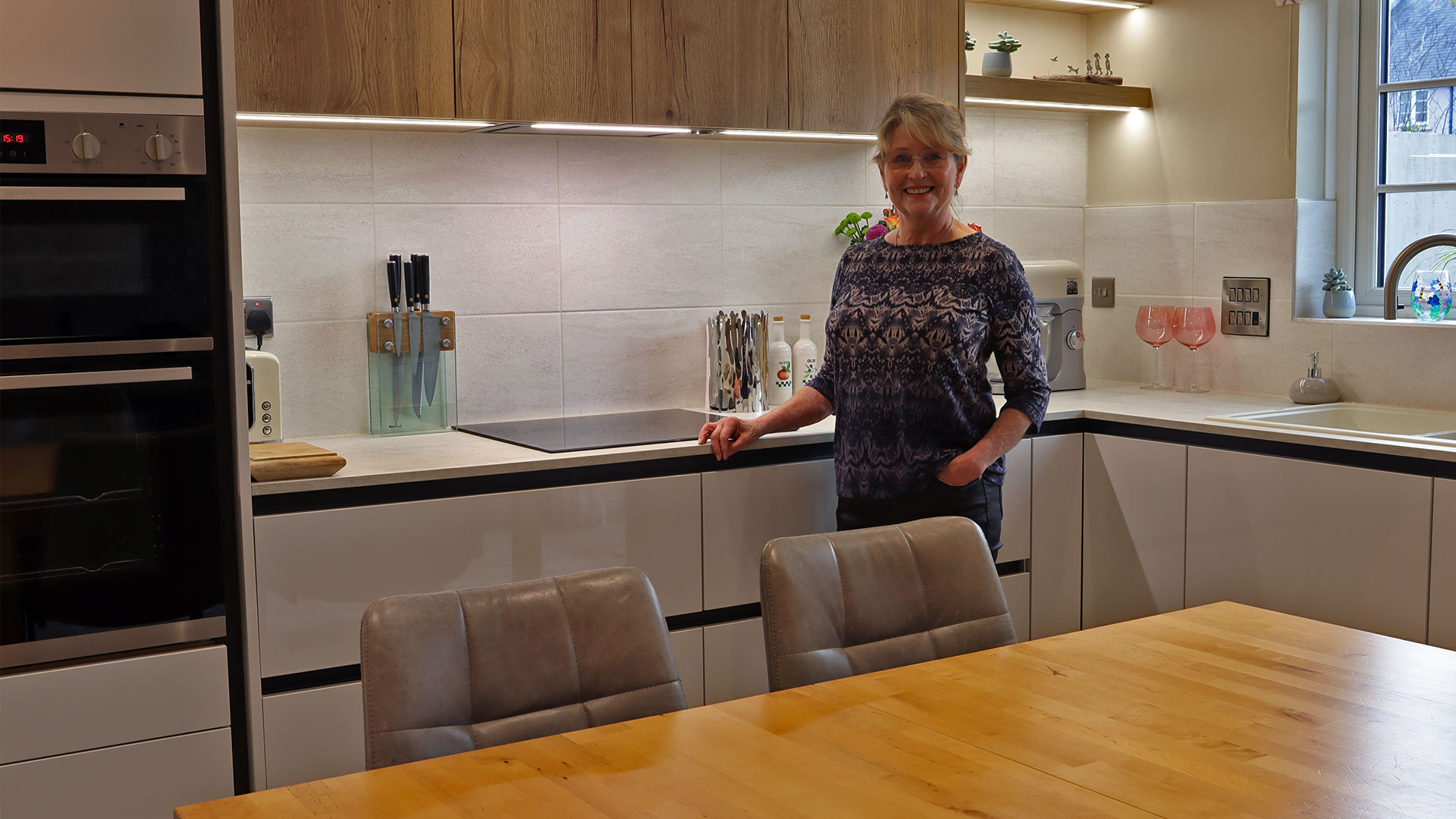 Modern Kitchen Designed in Abergavenny