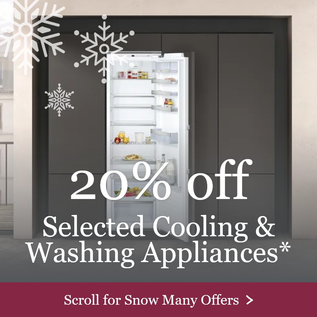 20% off Selected Cooling & Washing Appliances