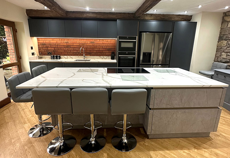 H Line Sutton Heather Slate with Deco Porcelana Gold 030823 - Kitchen ...