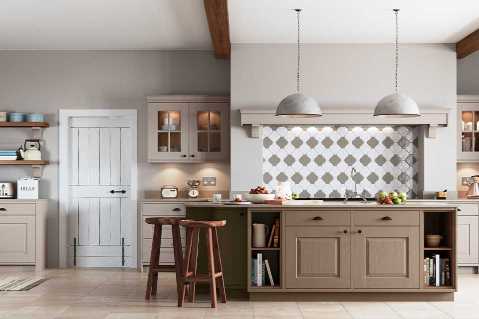 Traditional Farmhouse Kitchen by Sigma 3 Kitchens