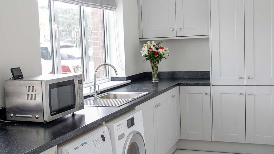 Light and bright utility room