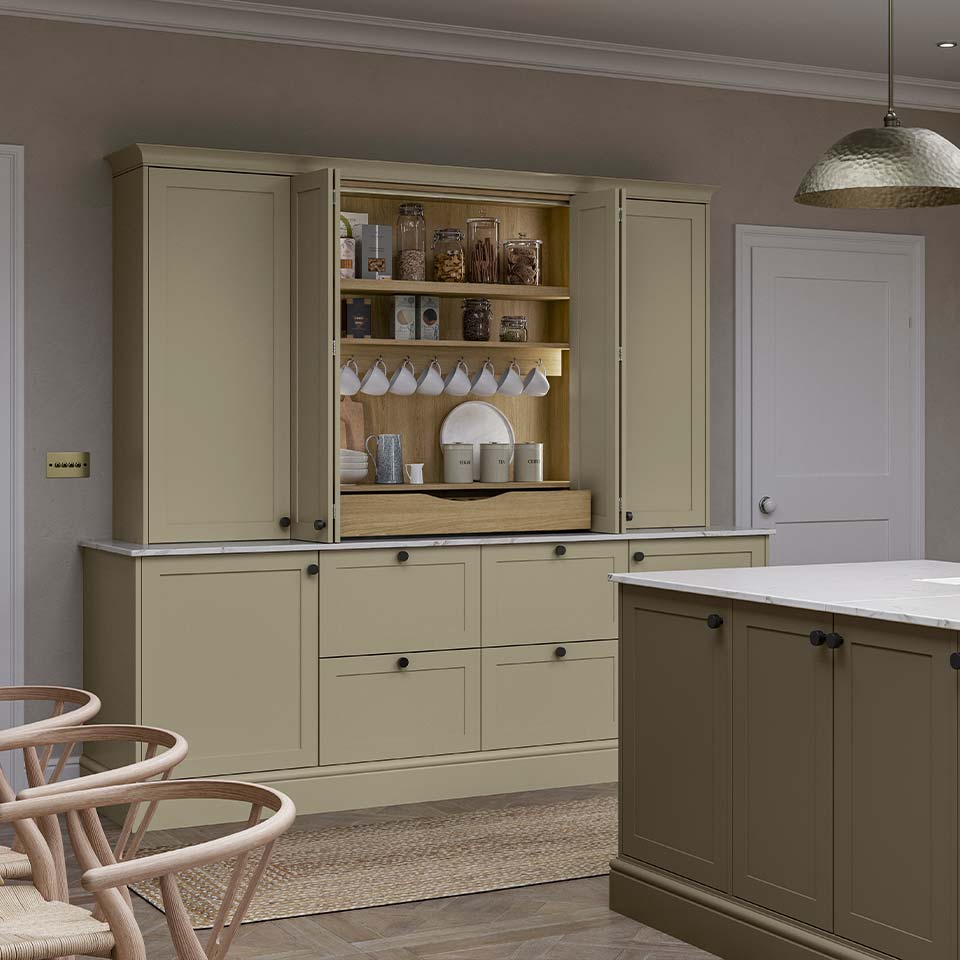 Kitchen dresser units by Sigma 3 Kitchens
