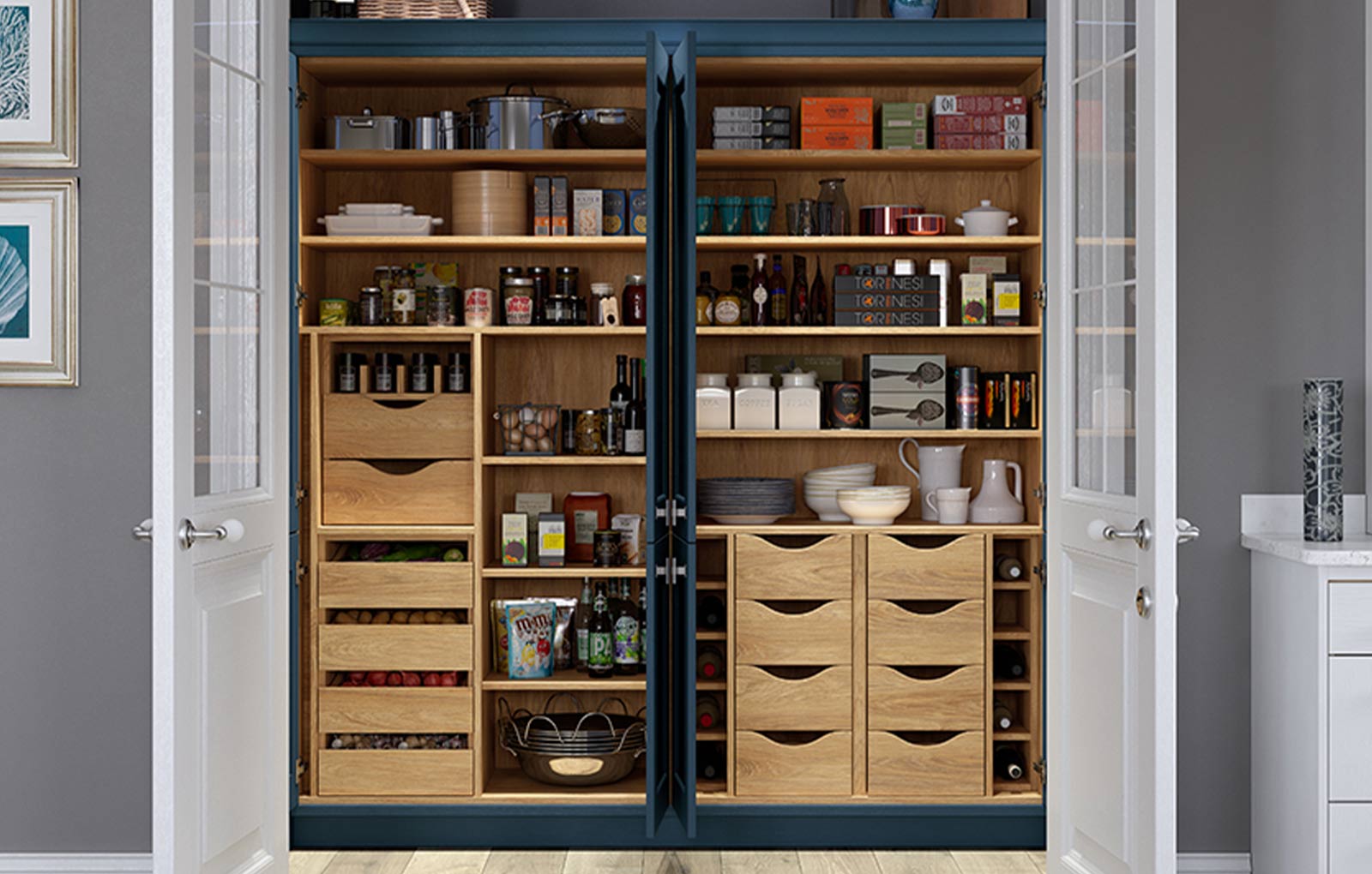 Large kitchen pantry