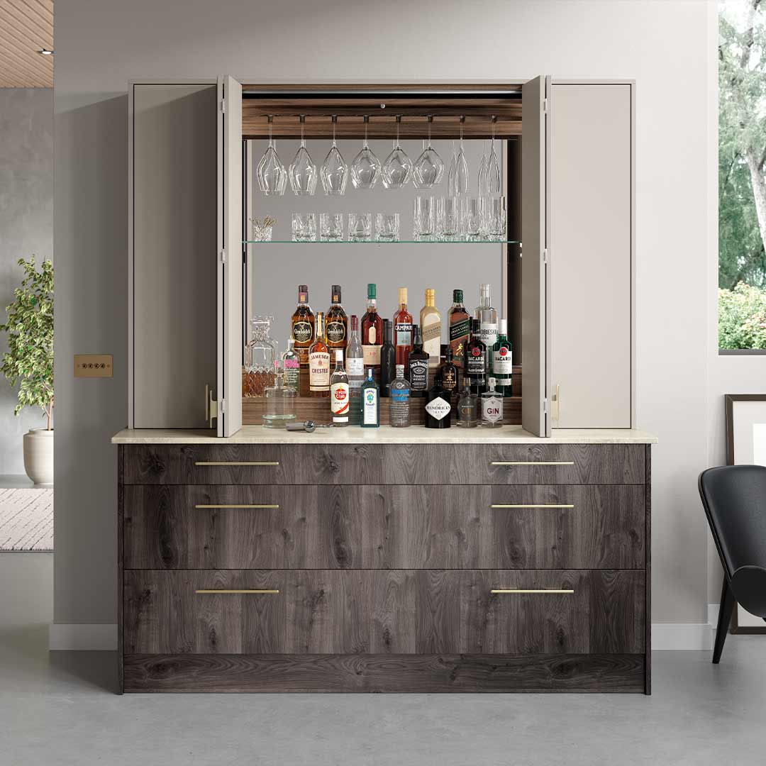 Kitchen dresser unit - bar dresser