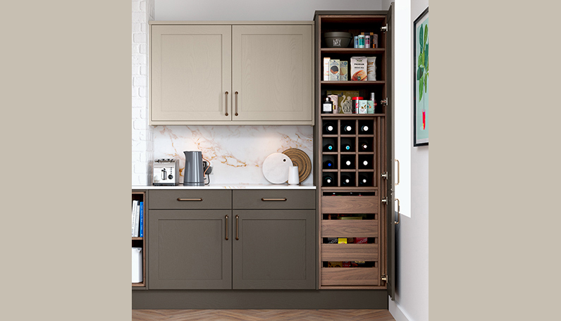 Classic kitchen pantry