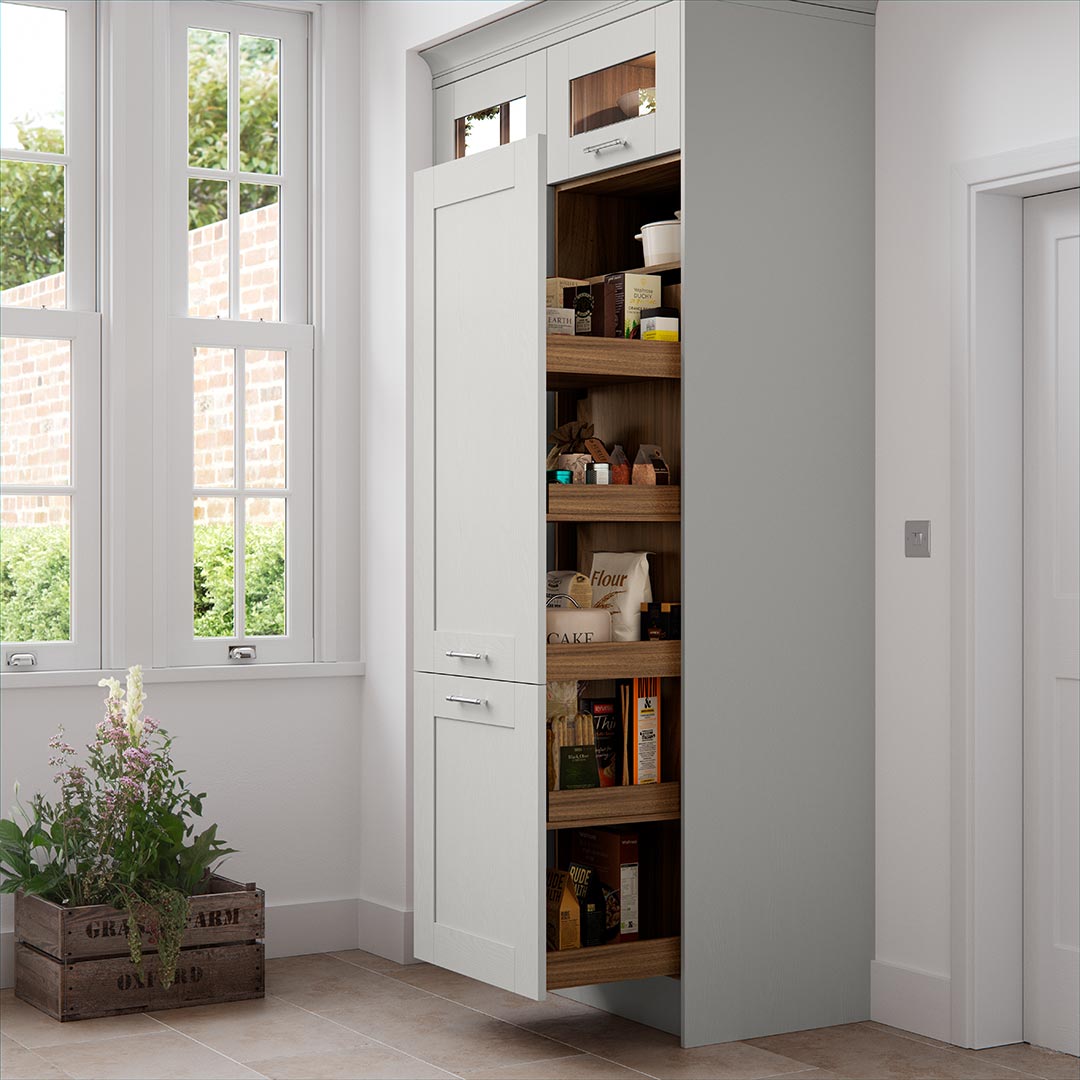 Pull out larder storage