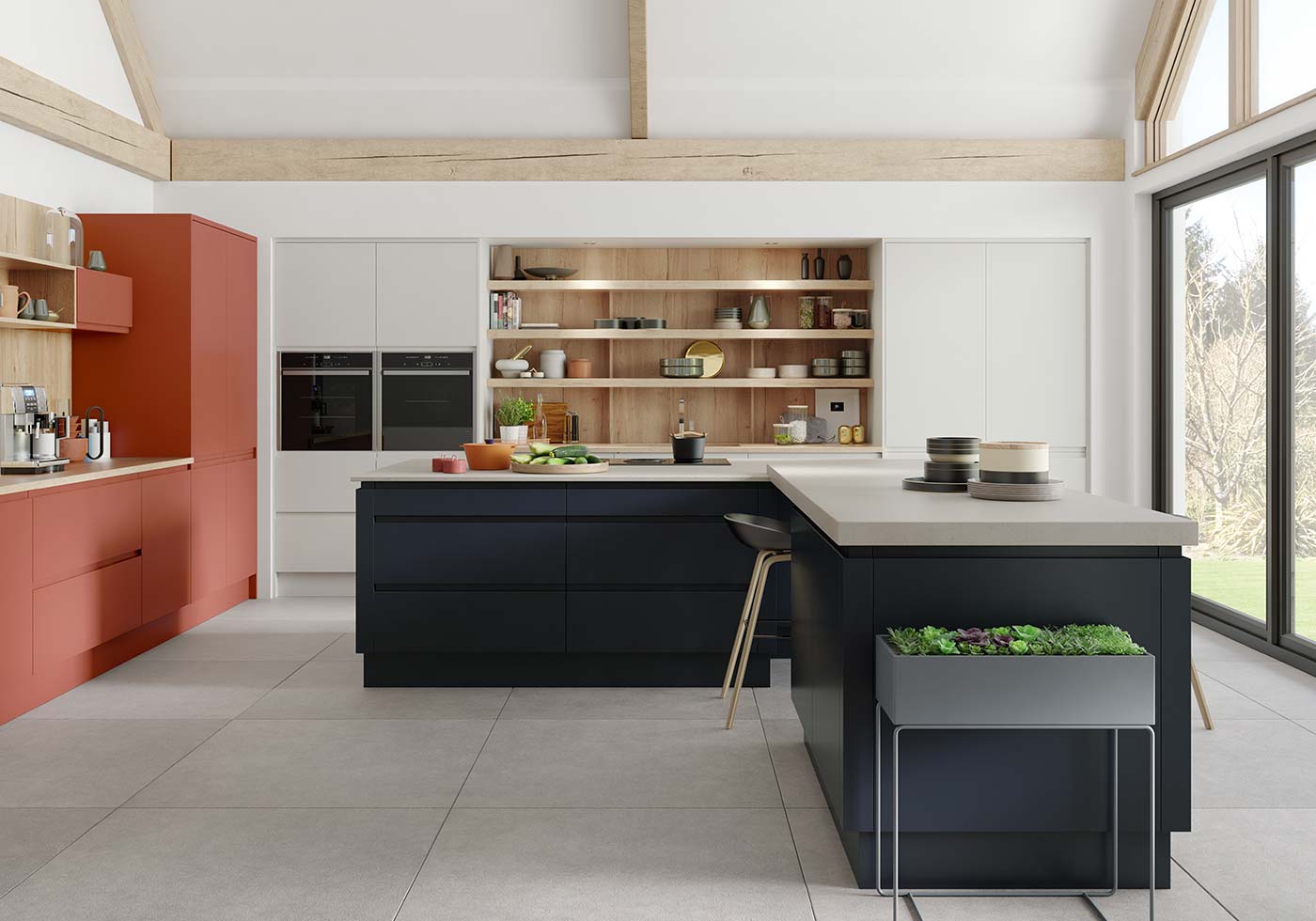 Roma modern J Pull kitchen