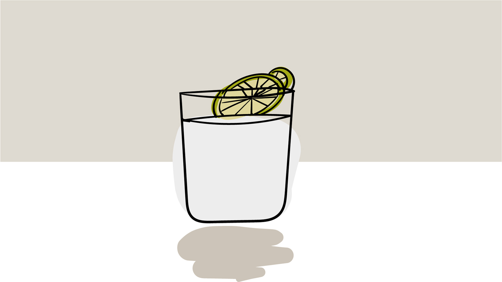 A Swedish Mule cocktail made of vodka, lime juice, syrup and ginger beer