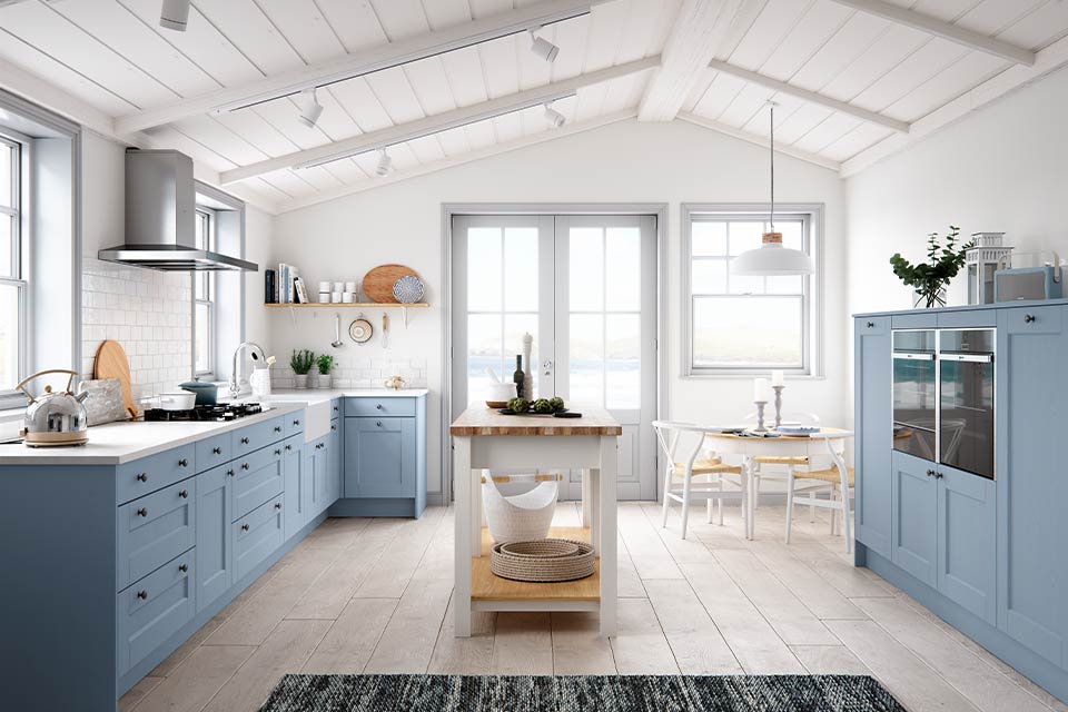 Solva Light Blue Kitchen