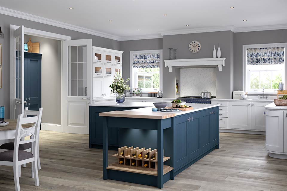 Ashbourne Navy Blue Kitchen