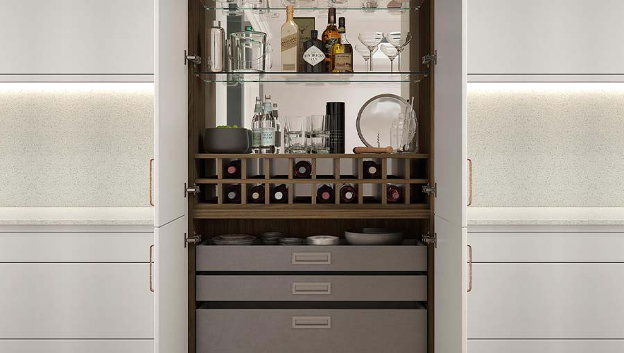 Modern drinks cabinet