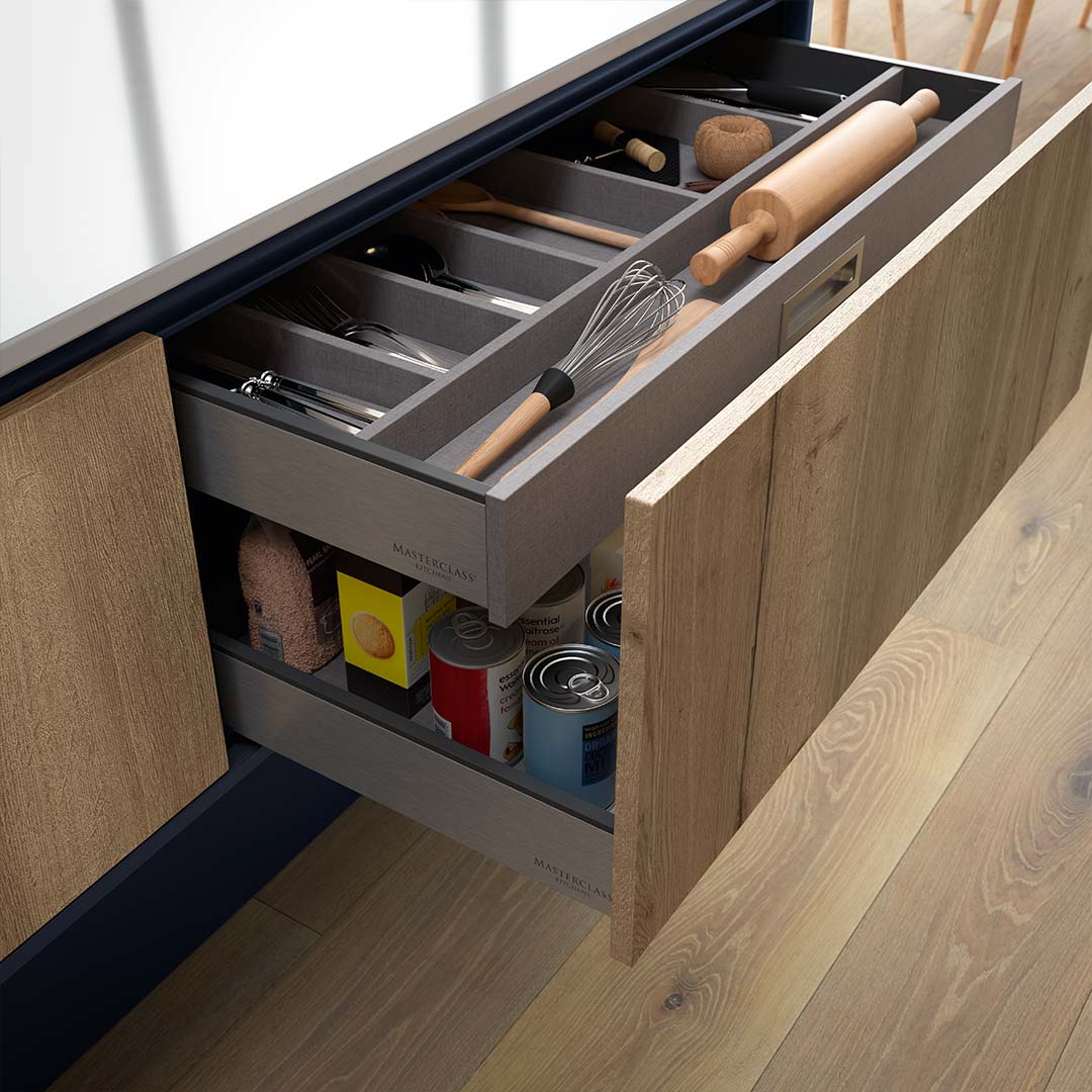 Modern Kitchen Drawers | Kitchen Storage | Sigma 3 Kitchens®
