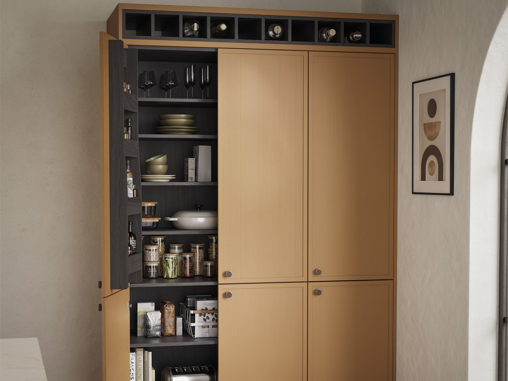 Oslo Pumpkin Spice tall kitchen pantry