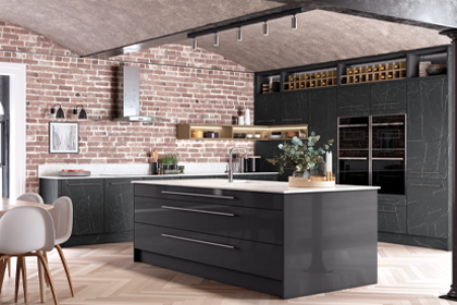 Black Lumina kitchens