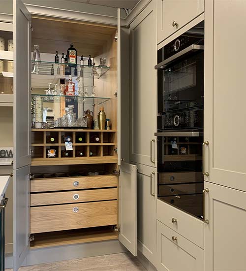 Modern store drinks cabinet