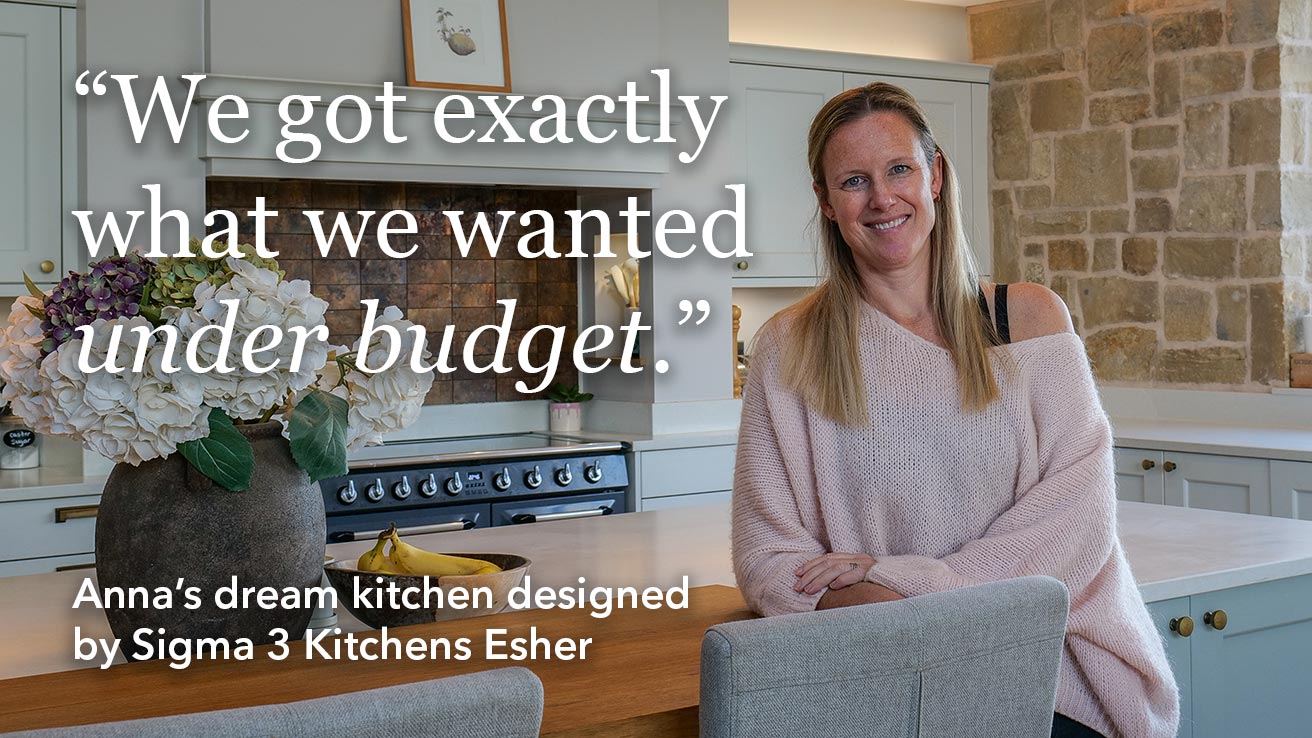 Anna's dream bespoke kitchen from Sigma 3 Kitchens Esher