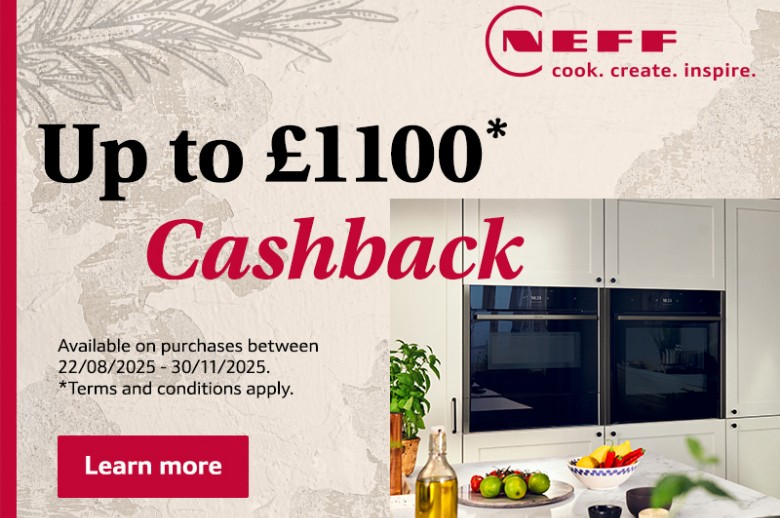 Cashback on Neff Appliances