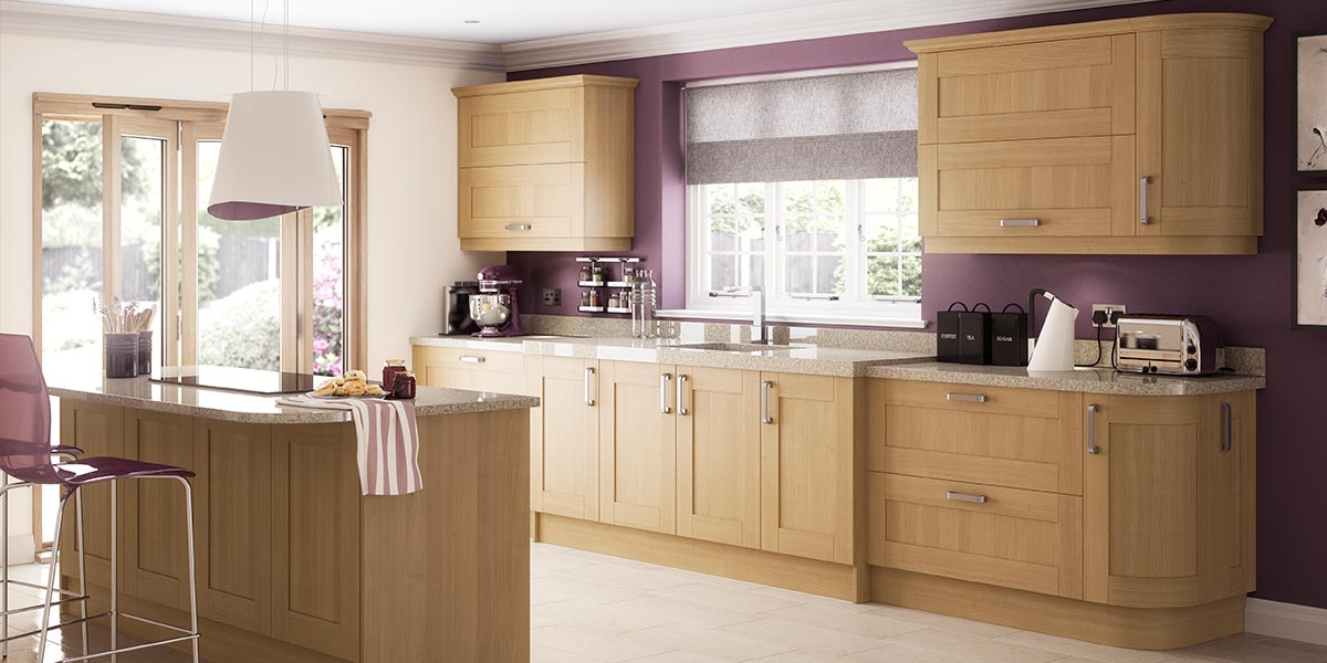 Tetbury Oak Shaker Kitchen Style Range Sigma 3 Kitchens