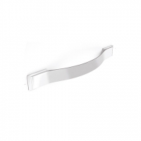 Chrome effect bridge handle