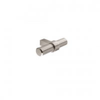 Chrome effect hexagonal T handle