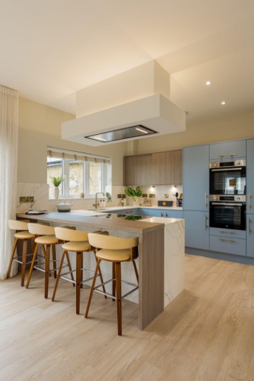 Contract Kitchens for Build-to-rent, including holiday villas and student accommodation.