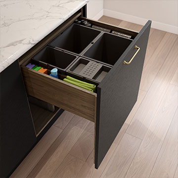 Integrated Kitchen Bins