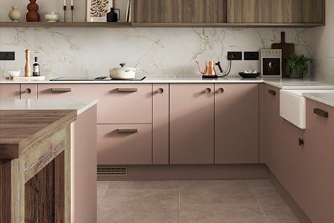 Pink Kitchens