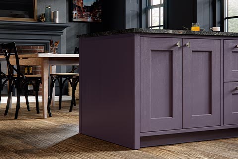 Purple Kitchens