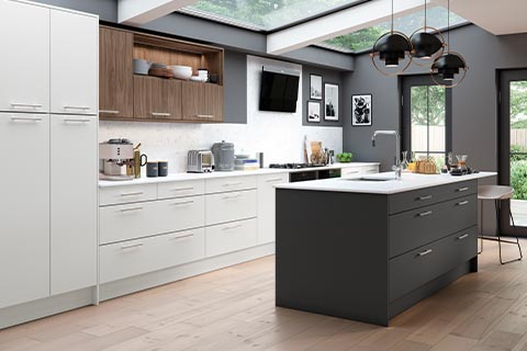 Larna - Painted Effect Modern Kitchen