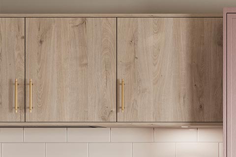 Madoc - Wood effect modern kitchen.