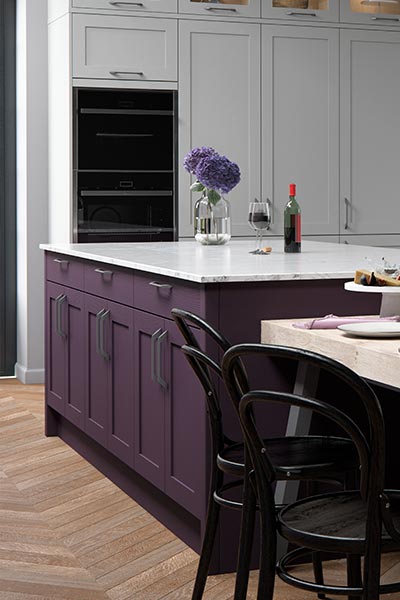 Purple Kitchens