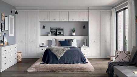 Contemporary fitted wardrobes